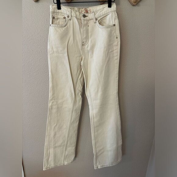 Free People Women's Laurel Canyon Flare Jean Brown Size 26 - Picture 2 of 8